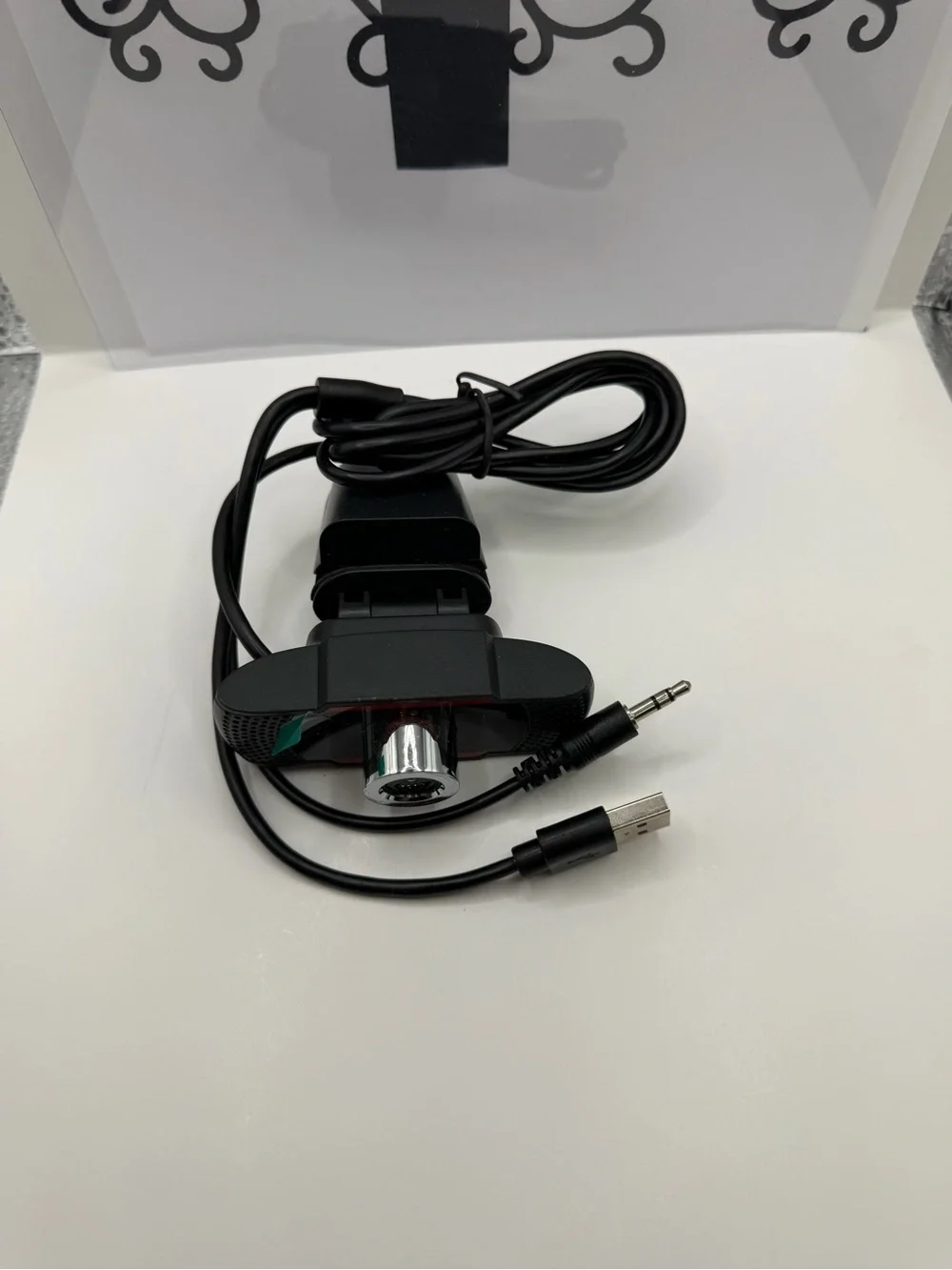 Black and Red USB Webcam